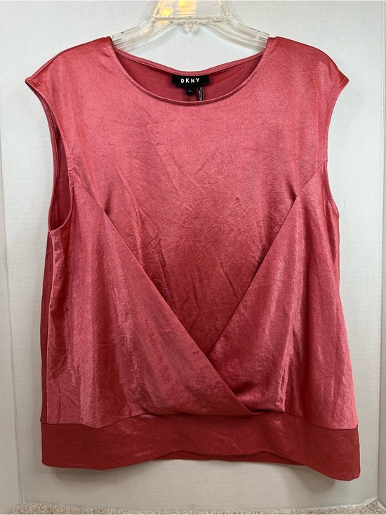 Dkny Tops - DKNY Dusty Rose Sleeveless Wrap-Style Tank
